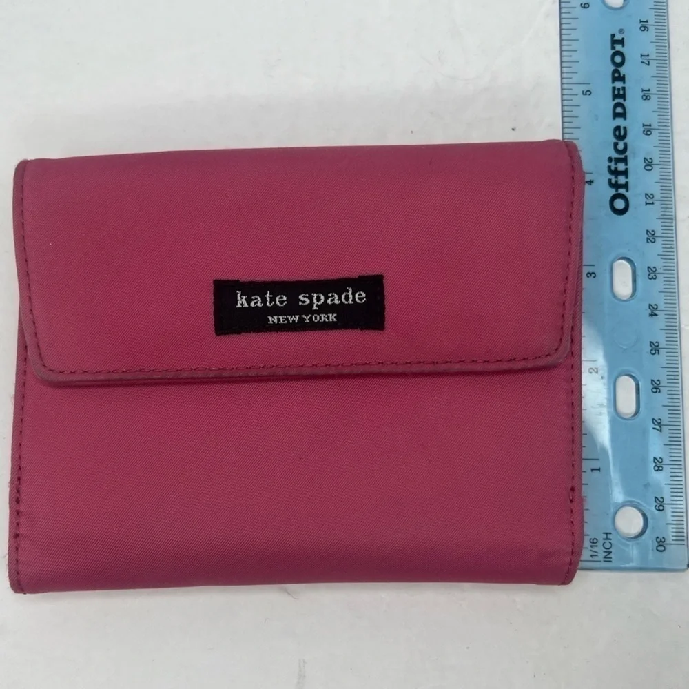 Kate Spade Vintage SAM Nylon Pink Wallet